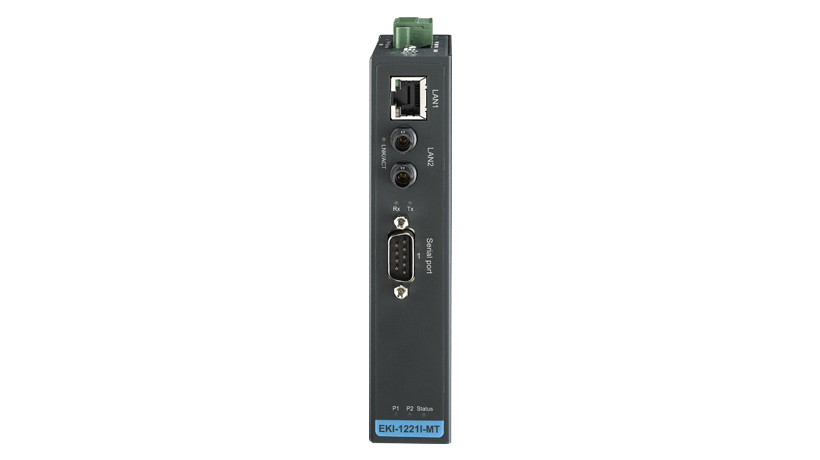 1-port Modbus Gateway with MM/ST Fiber and WT